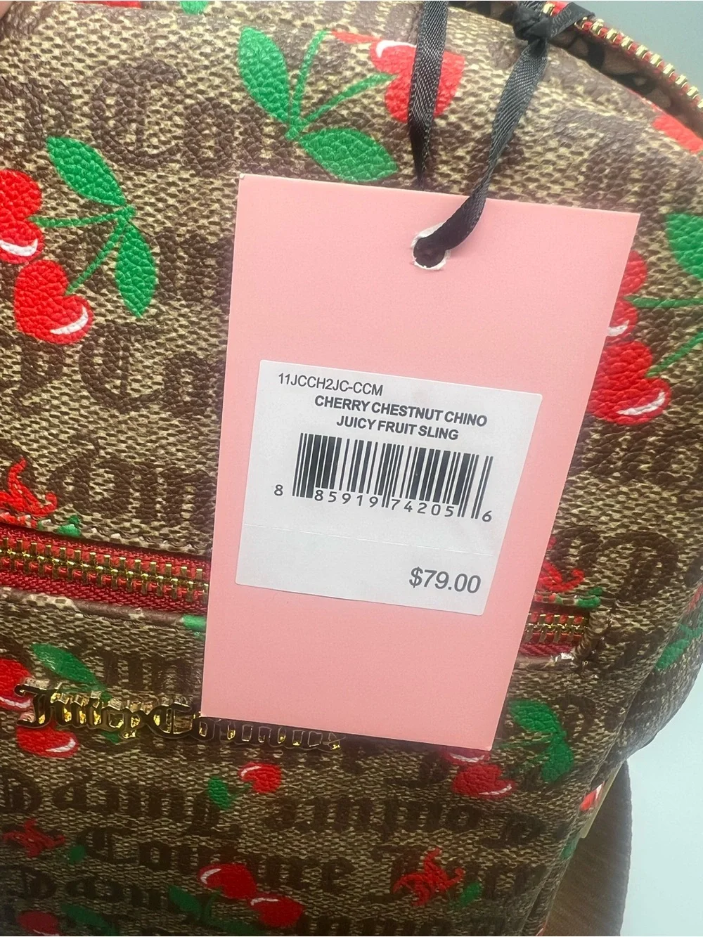 Juicy couture juicy fruit sling backpack